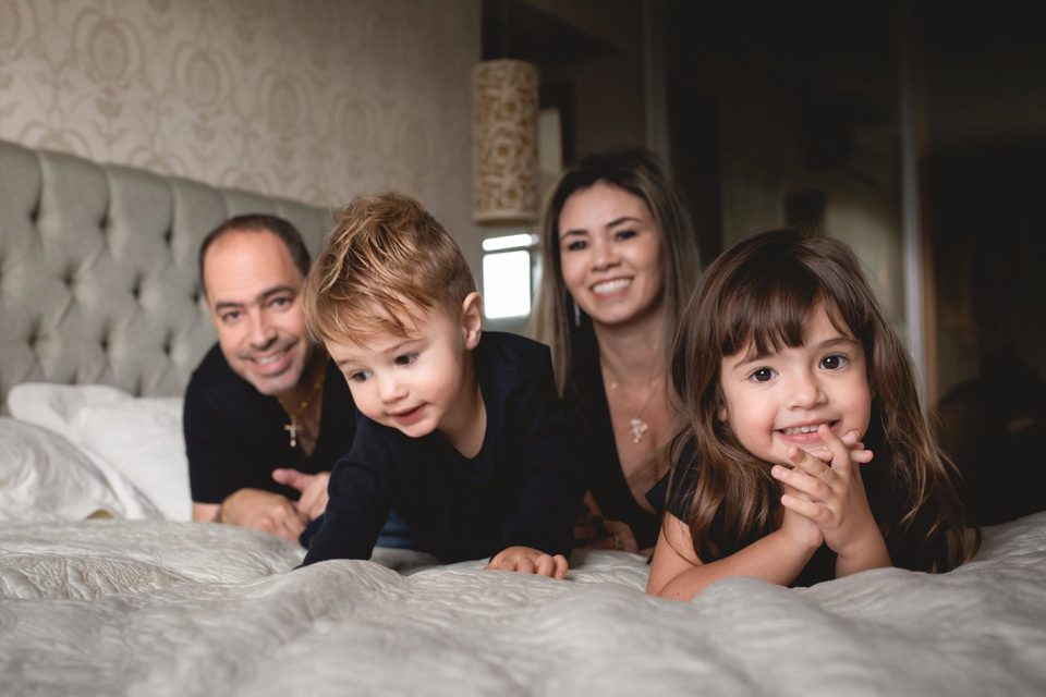 Leandro, Dani, Julia e Henri